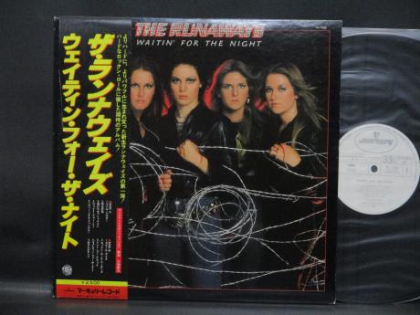 Runaways Waitin For the Night Japan Orig. PROMO LP OBI WHITE LABEL