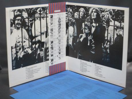 Beatles 1967 - 1970 Japan Flag OBI ED 2LP OBI RARE BIG POSTER