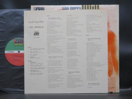 Led Zeppelin 1st Same Title Japan Rare LP OBI BIG POSTER