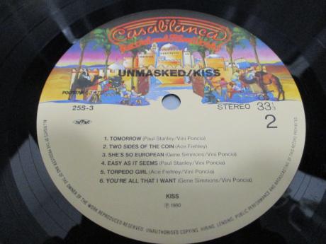 Kiss Unmasked Japan Orig. LP OBI INSERT