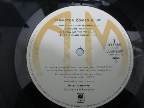 Peter Frampton Comes Alive Japan Tour ED 2LP OBI RARE POSTER