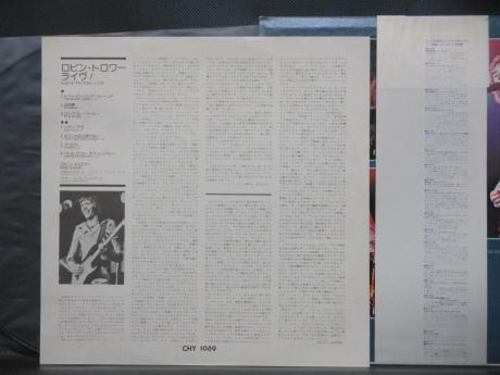 Robin Trower Live ! Japan Orig. LP OBI BIG POSTER