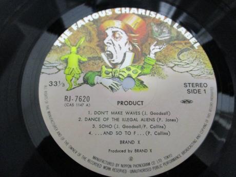 Brand X Masques Japan Orig. LP OBI INSERT