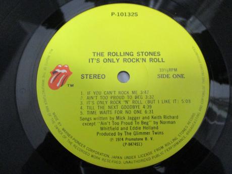 Rolling Stones It’s Only Rock’n Roll Japan Early Press LP OBI