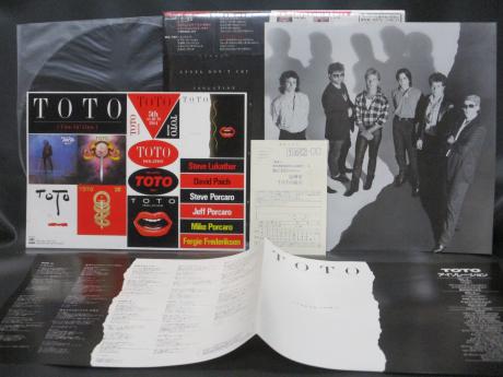 TOTO Isolation Japan Orig. LP OBI SHRINK STICKER SHEET
