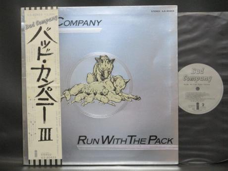 Bad Company Run With the Pack Japan Orig. LP OBI