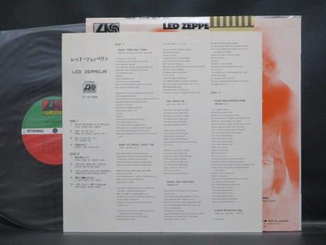 Led Zeppelin 1st Same Title Japan Rare LP OBI BIG POSTER