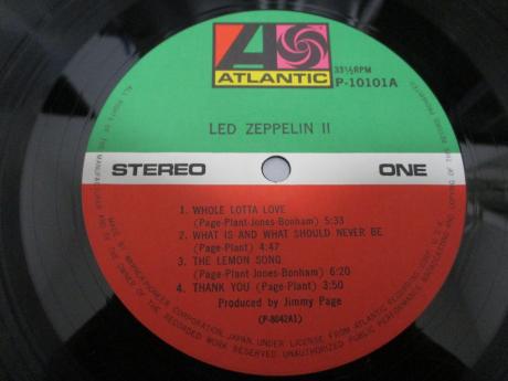 Led Zeppelin 2nd II Japan Rare LP OBI BIG POSTER