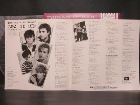 Duran Duran Rio Japan Early Press LP OBI INSERT