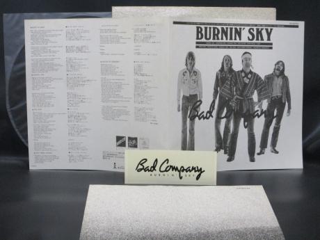 2. Bad Company Burnin’ Sky Japan Orig. LP OBI LOGO STICKER