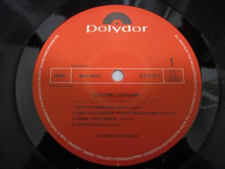 Jimi Hendrix Experience Electric Ladyland Japan Rare 2LP INSERT