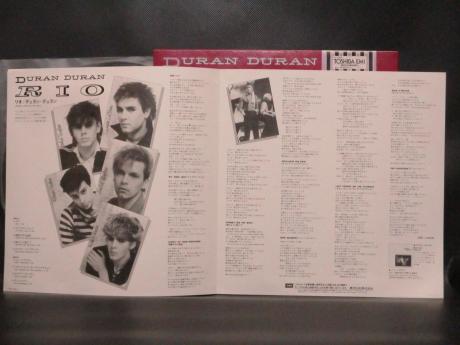 Duran Duran Rio Japan Early Press LP OBI INSERT