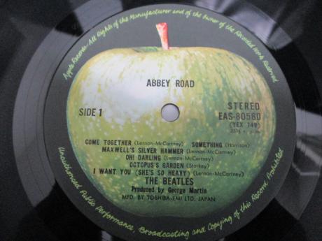 Beatles Abbey Road Japan RARE LP FLAG OBI