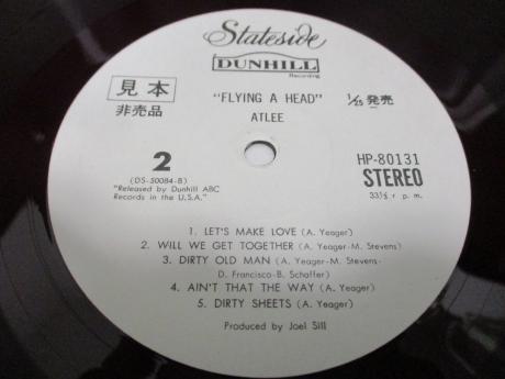 Atlee Flying A Head Japan Orig. PROMO LP RED WAX WHITE LABEL