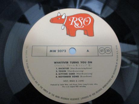 West Bruce & Laing Whatever Turns You On Japan Orig. LP BIG POSTER