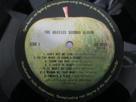 Beatles Second Album Japan Apple Early LP ARROW OBI