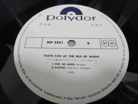 Rory Gallagher Taste Live at the Isle of Wight Japan Orig. PROMO LP OBI WHITE LABEL
