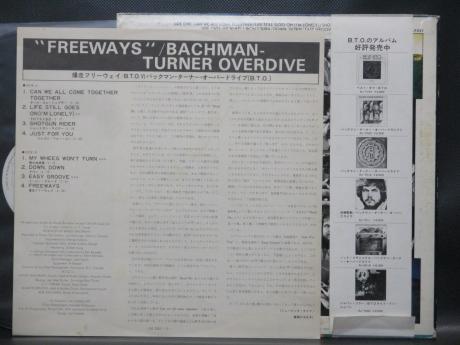 Bachman-Turner Overdrive Freeways Japan Orig. PROMO LP OBI WHITE LABEL