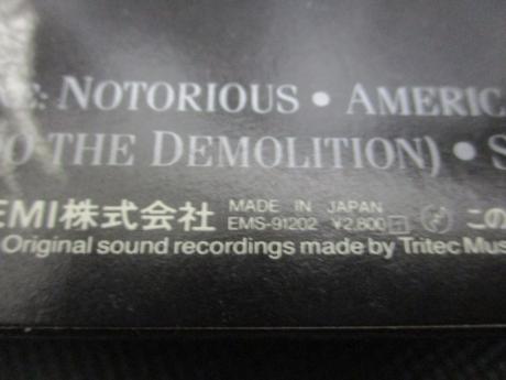 Duran Duran Notorious Japan Orig. LP OBI RARE POSTER