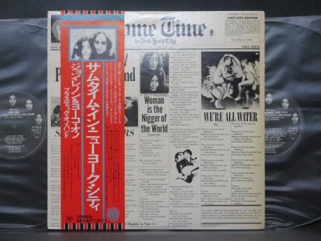 John Lennon & Plastic Ono Band Some Time in New York City Japan Rare 2LP RED OBI