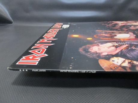 Iron Maiden Live!! + One Japan Orig. LIVE 4 Track 12” MISPRINT COVER