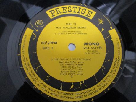 Mal Waldron Mal/3 Sounds Japan Rare LP OBI