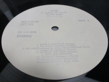 Glass Harp It Makes Me Glad Japan Orig. PROMO LP DIF WHITE LABEL