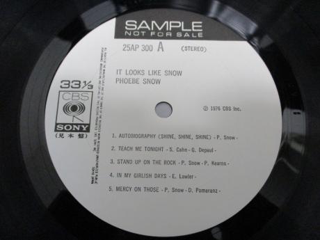 Phoebe Snow It Looks Like Snow Japan Orig. PROMO LP OBI PRO-SHEET