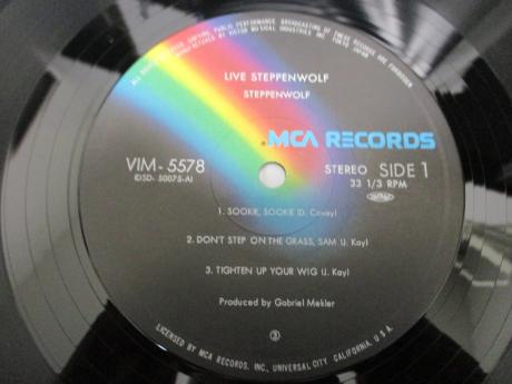 Steppenwolf Live Japan Rare 2LP BLACK OBI INSERT