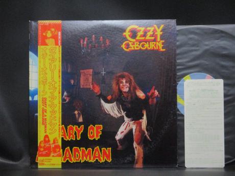 Ozzy Osbourne Diary of Madman Japan Orig. LP OBI