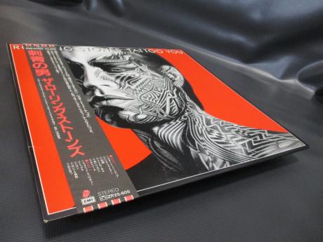 Rolling Stones Tattoo You Japan Early Press LP OBI