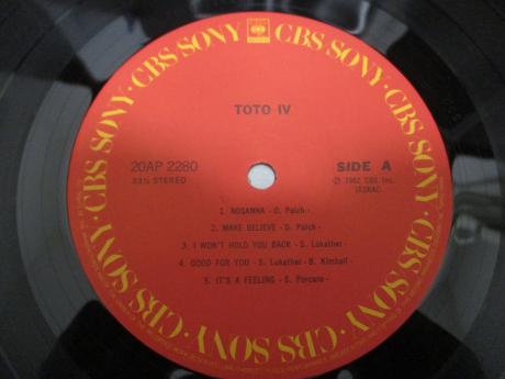 TOTO Toto IV Japan Orig. LP OBI INSERT