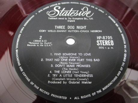 Three Dog Night Captured 1st S/T Japan Orig. LP DIF RED WAX