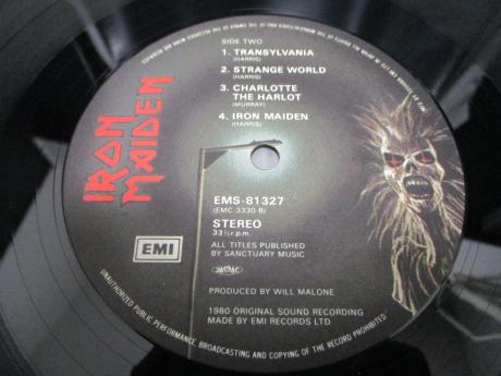 Iron Maiden 1st Same Title Japan Orig. LP OBI INSERT
