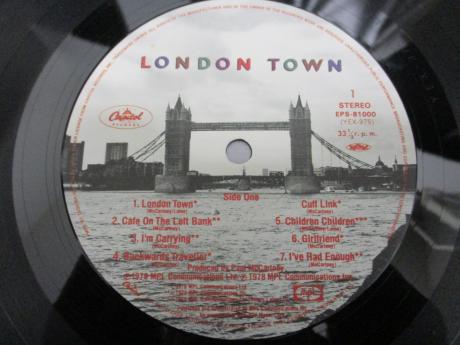 Paul McCartney Wings London Town Japan Orig. LP OBI