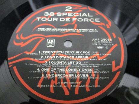 38 Special Tour De Force Japan Orig. LP OBI