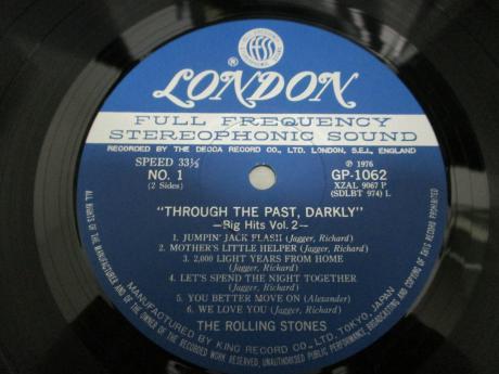 Rolling Stones Through The Past Darkly Japan Rare LP OBI BOOKLET