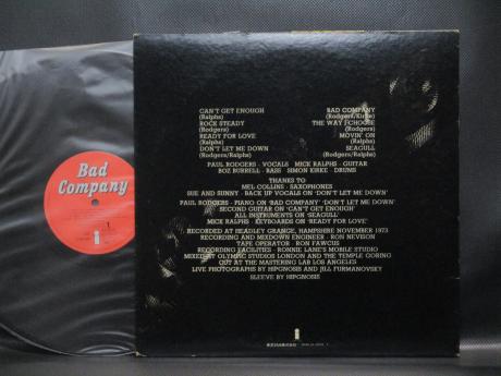 Bad Company 1st Same Title Japan Orig. LP OBI BOOKLET