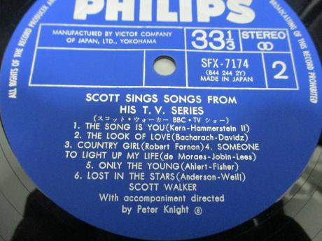 Scott Walker Sings Songs From His TV Series Japan Orig. LP OBI INSERT