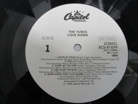 Tubes Love Bomb Japan Orig. PROMO LP OBI WHITE LABEL