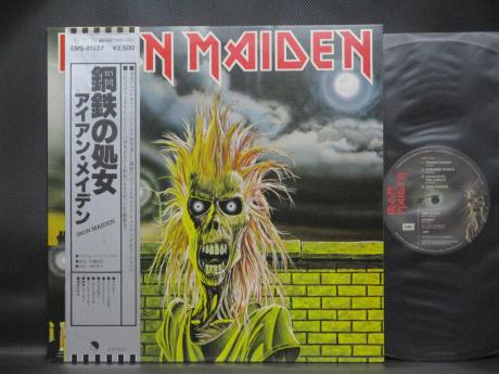 Iron Maiden 1st Same Title Japan Orig. LP OBI INSERT