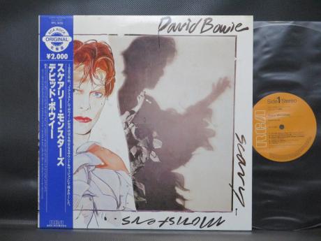 David Bowie Scary Monsters Japan Rare LP BLUE OBI