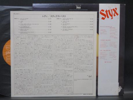 Styx Best Of Japan Orig. LP OBI INSERT