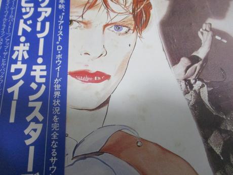 David Bowie Scary Monsters Japan Rare LP BLUE OBI