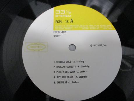 Spirit Feedback Japan Orig. LP G/F INSERT