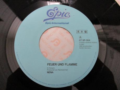 NENA Feuer Und Flamme Japan PROMO 7" PS
