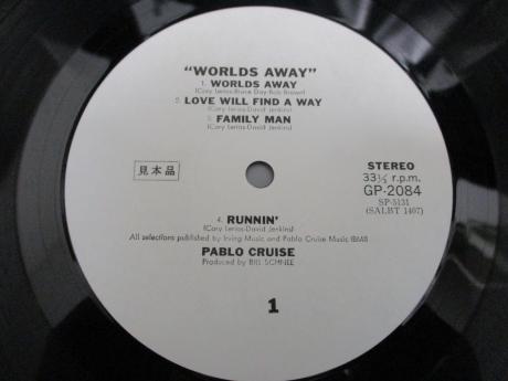 Pablo Cruise Worlds Away Japan Orig. PROMO LP OBI WHITE LABEL