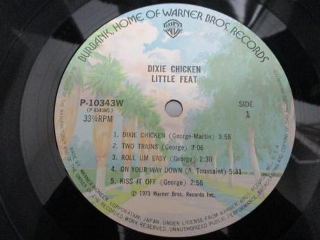 Little Feat Dixie Chicken Japan Rare LP GREEN OBI