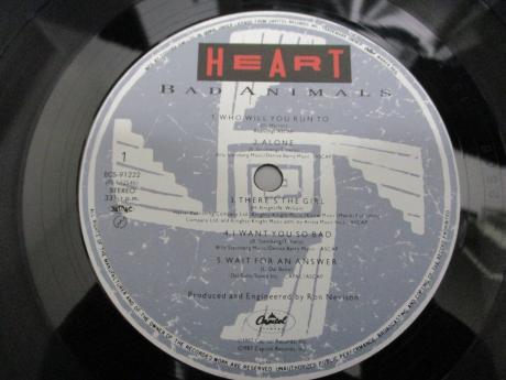 Heart Bad Animals Japan Orig. LP OBI LIVE 7" & RARE POSTER