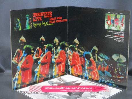 Mountain Live Road Goes Ever On Japan Orig. LP OBI + 7" EP